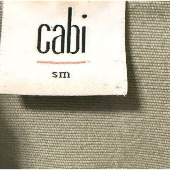 Cabi Women’s Vest Size Small Explorer Green Zippered Utility With Pockets  #5101 - Picture 4 of 4